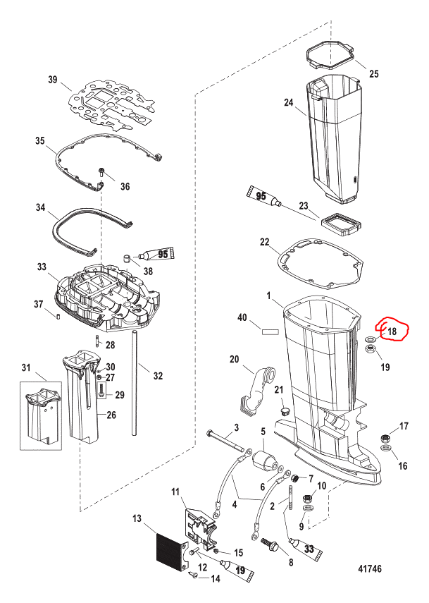 Washer, Quicksilver 20553
