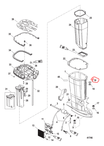 Washer, Quicksilver 20553