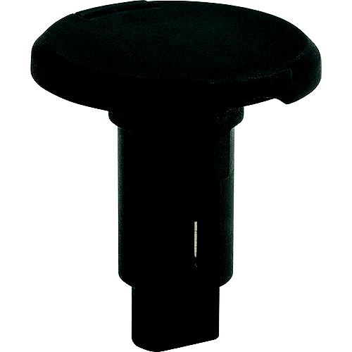 Light base round black 2 pin