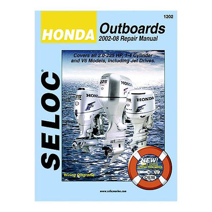 Seloc Marine Manual For Honda Outboards, All Eng ines 2-250Hp. 1-V6