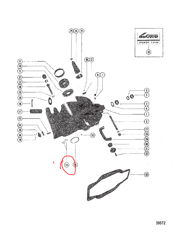 O-Ring, Quicksilver 23145