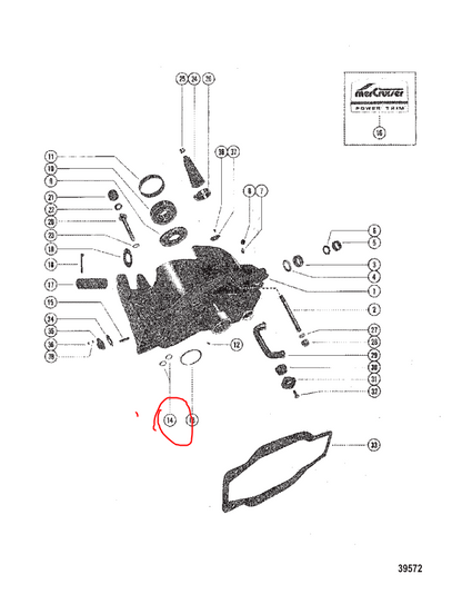 O-Ring, Quicksilver 23145