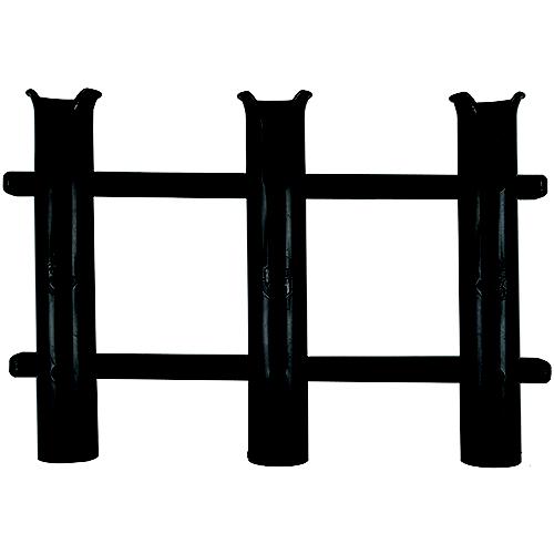 Fentress Polyethylene 3-Rod Rack, Black (Closeout)