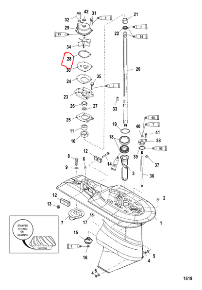Face Plate, Water Pump Cover, Sierra 18-2566
