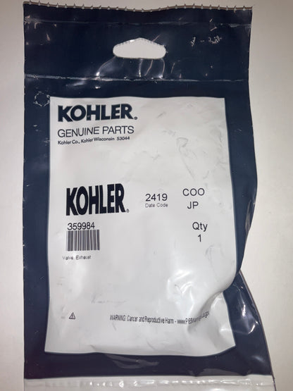 Kohler 359984 OEM Ehaust Valve
