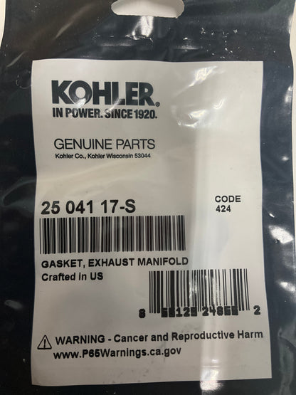 Kohler OEM 25 041 17-S Exhaust gasket