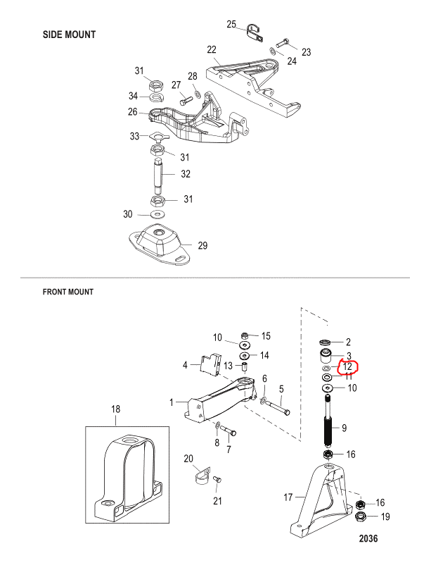 Washer, Quicksilver 30119