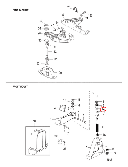 Washer, Quicksilver 30119
