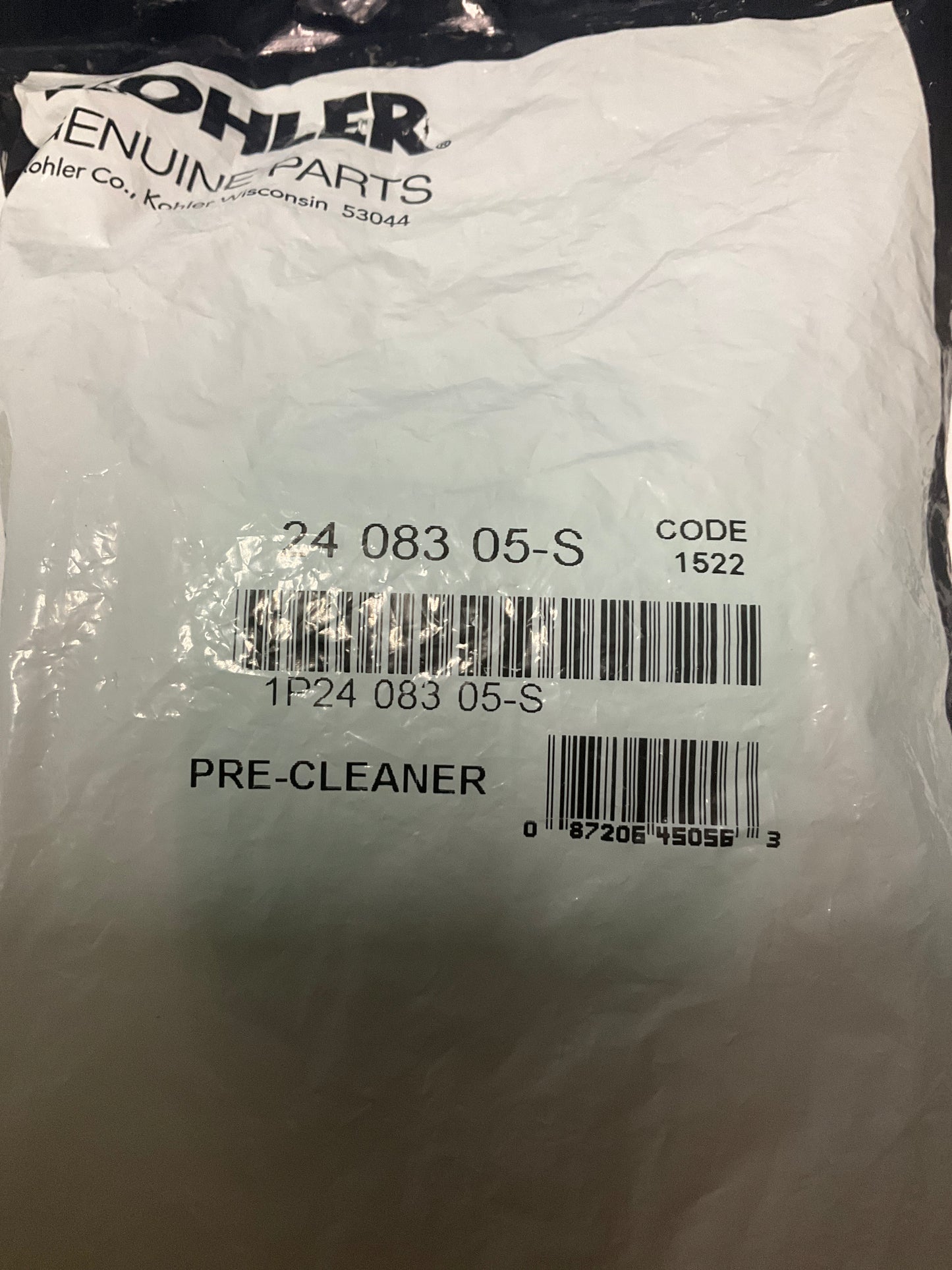 Kohler 24 083 05-S Pre Air Filter