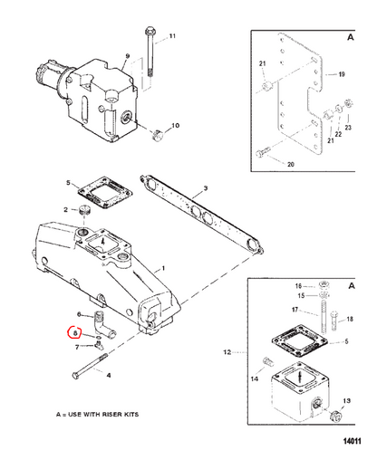 O-Ring, Crankcase Plug, Quicksilver 32509 (SOLD EACH)