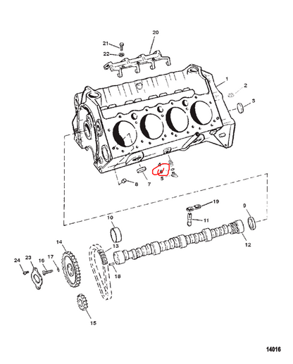 O-Ring, Crankcase Plug, Quicksilver 32509 (SOLD EACH)