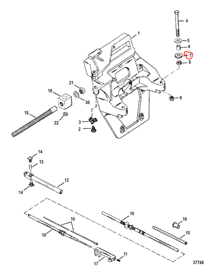Washer, Fiber, Quicksilver 32834
