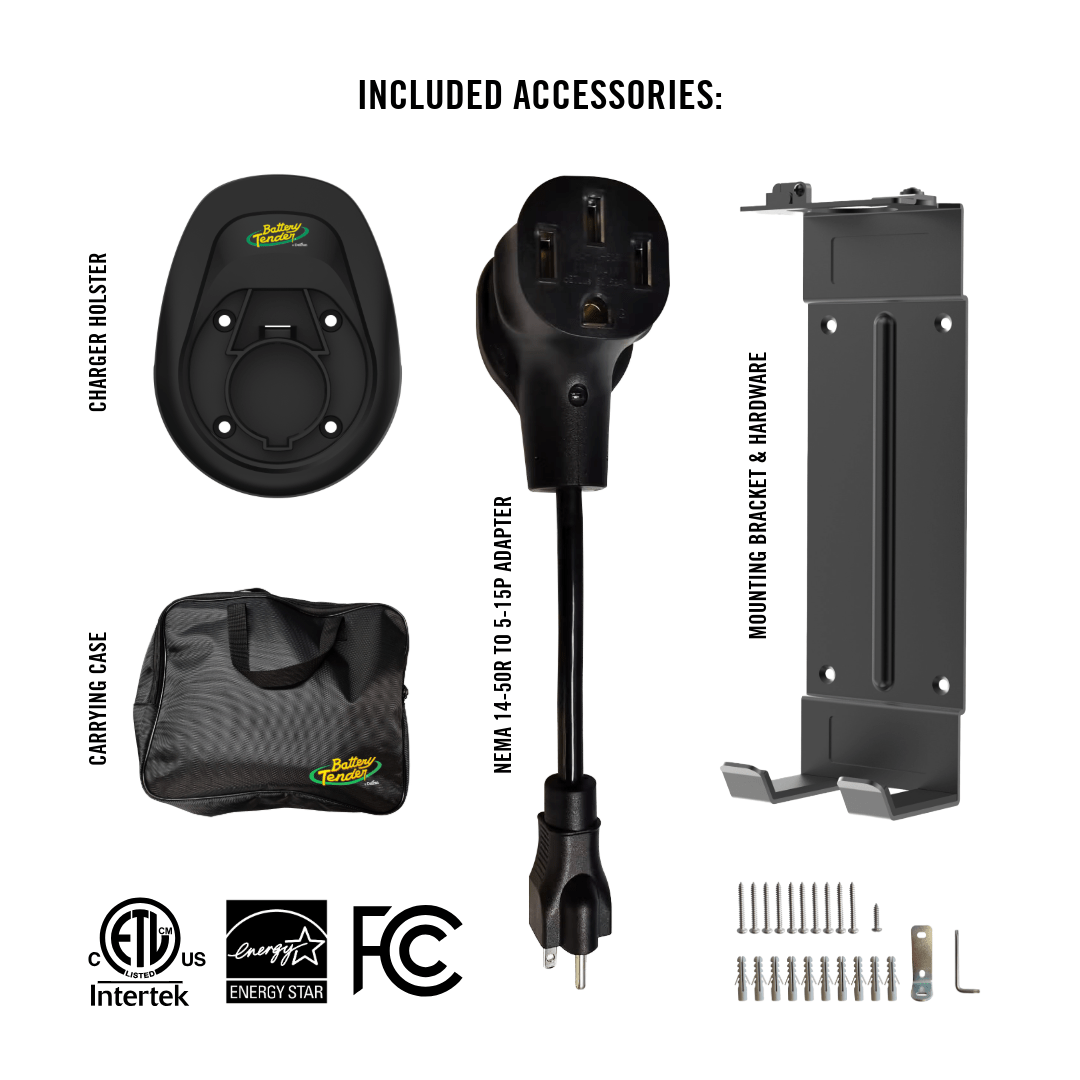 eCharge 32 AMP, Level 1+2 Portable Electric Vehicle Charger