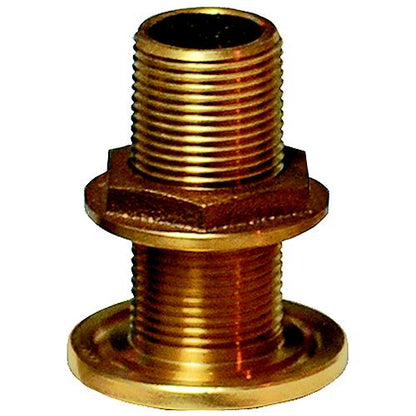 Groco TH Bronze Standard Length Thru-Hull With Nut, NPS Thread 3/4"