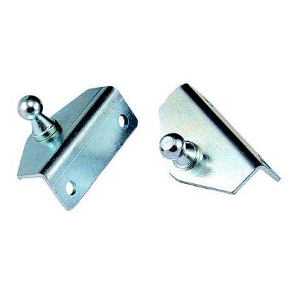 Gas Spring Mounting Brackets - Angled, 10mm, SS