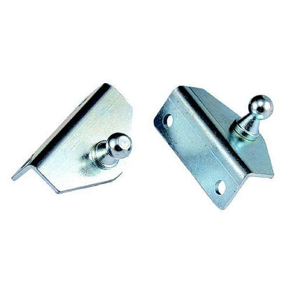 Gas Spring Mounting Brackets - Angled, 10mm, SS