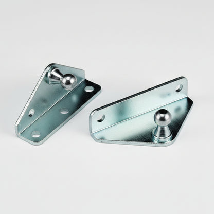 Gas Spring Mounting Brackets - Angled,