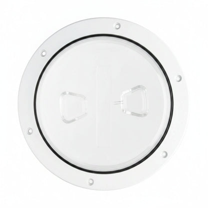 BecksonDP40-w Screw Out Deck Plate With Standard Trim Ring, Smooth Center