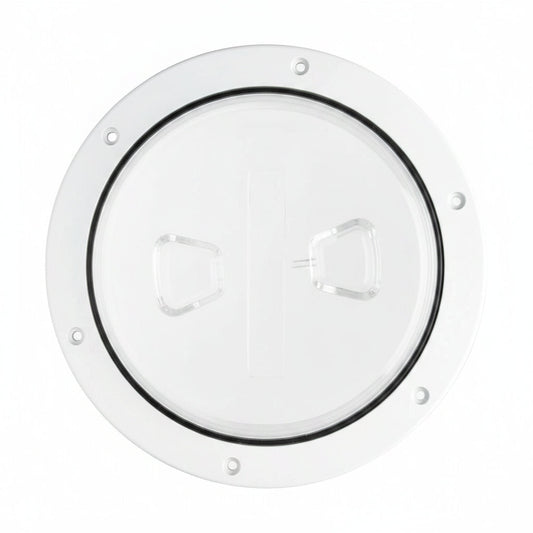 BecksonDP40-w Screw Out Deck Plate With Standard Trim Ring, Smooth Center