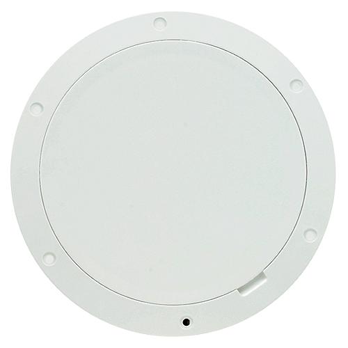 Beckson DP85-w Pry-Out Deck Plate With Standard Trim Ring, Diamond Center