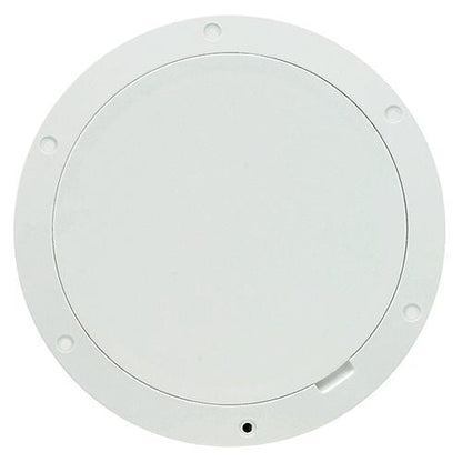 Beckson DP85-w Pry-Out Deck Plate With Standard Trim Ring, Diamond Center