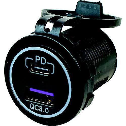 SeaDog 4265101 Power Socket - USB 3.0 & USB-C