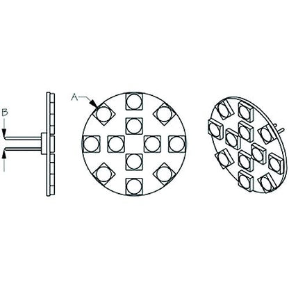 Seadog 4429471 LED G4 Base Wafer Bulb, Vertical Pins