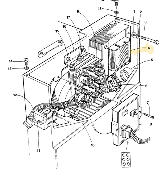 Westerbeke 35937 Transformer, V-reg (NOS)