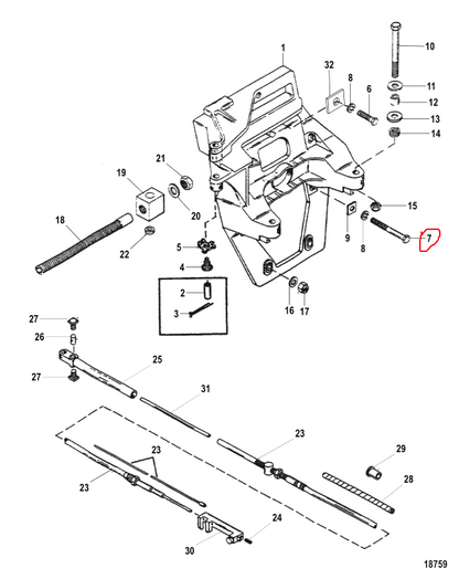 Bolt - Trans Plate, Quicksilver 37268