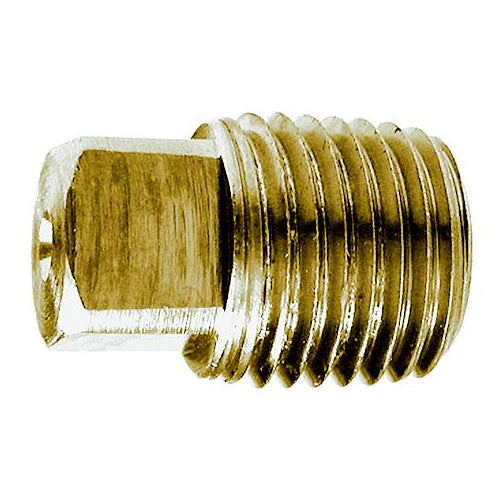 1/2"mip Brass Sq Head Pipe Plug, 28087