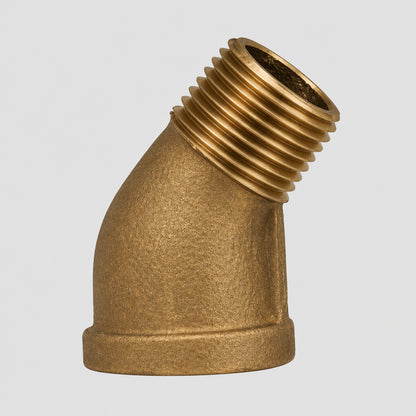 3/8" Bronze 45 Degree Street Elbow, 44202