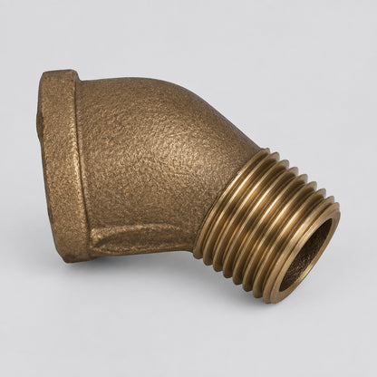 3/8" Bronze 45 Degree Street Elbow, 44202