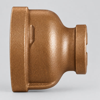 3/8"fip X 1/4"fip Bronze Reducing Coupling, 44432