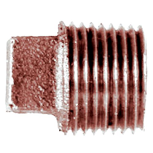 Bronze Square Head Plug, 3/4"mip, 44654