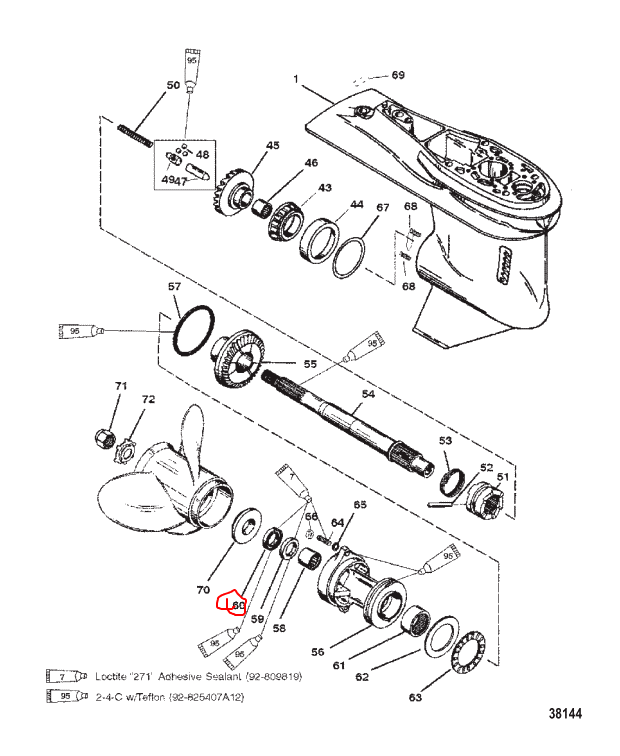 Oil Seal, Quicksilver 70081