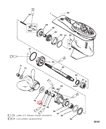 Oil Seal, Quicksilver 70081