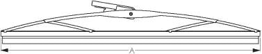 Marinco Premier Stainless Steel Wiper Blade, 16'