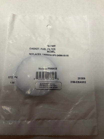Sierra 18-7488 Fuel filter bowl gasket
