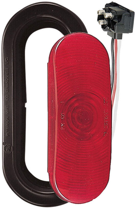 Anderson Oval Stop/Turn/Tail Light Kit - Red, E421KR