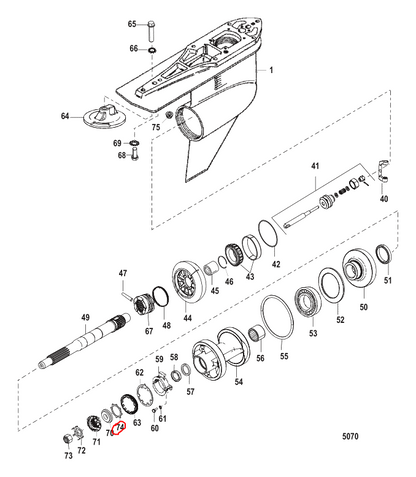 Washer, Quicksilver 523511