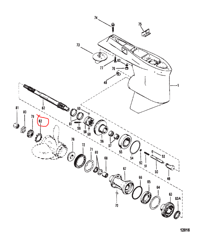 Washer, Quicksilver 523511