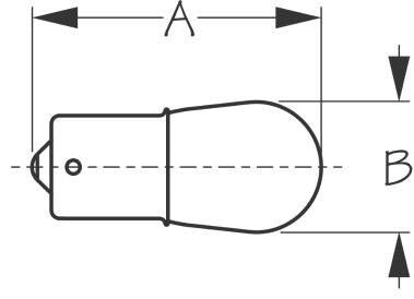 #1156 bulb 2 pack SINGLE CONTACT BAYONET BASE LIGHT BULB