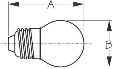 #E26 bulb, MEDIUM SCREW BASE LIGHT BULB