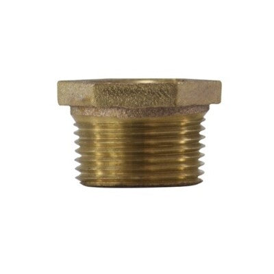 1/2"mip X 3/8"fip Bronze Hex Bushing, 44505