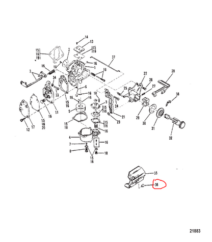 Cover Plug, Quicksilver 47579