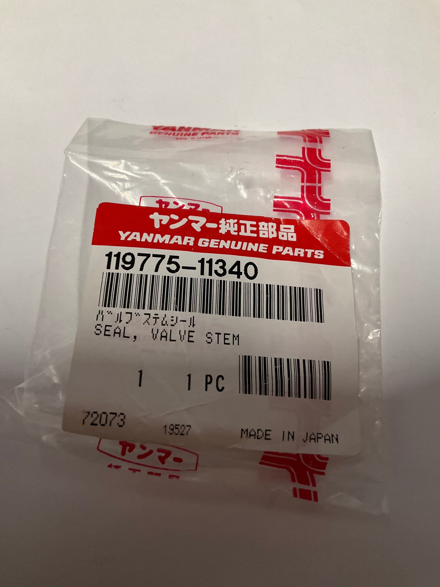 Yanmar 119775-11340 Seal, Valve Stem