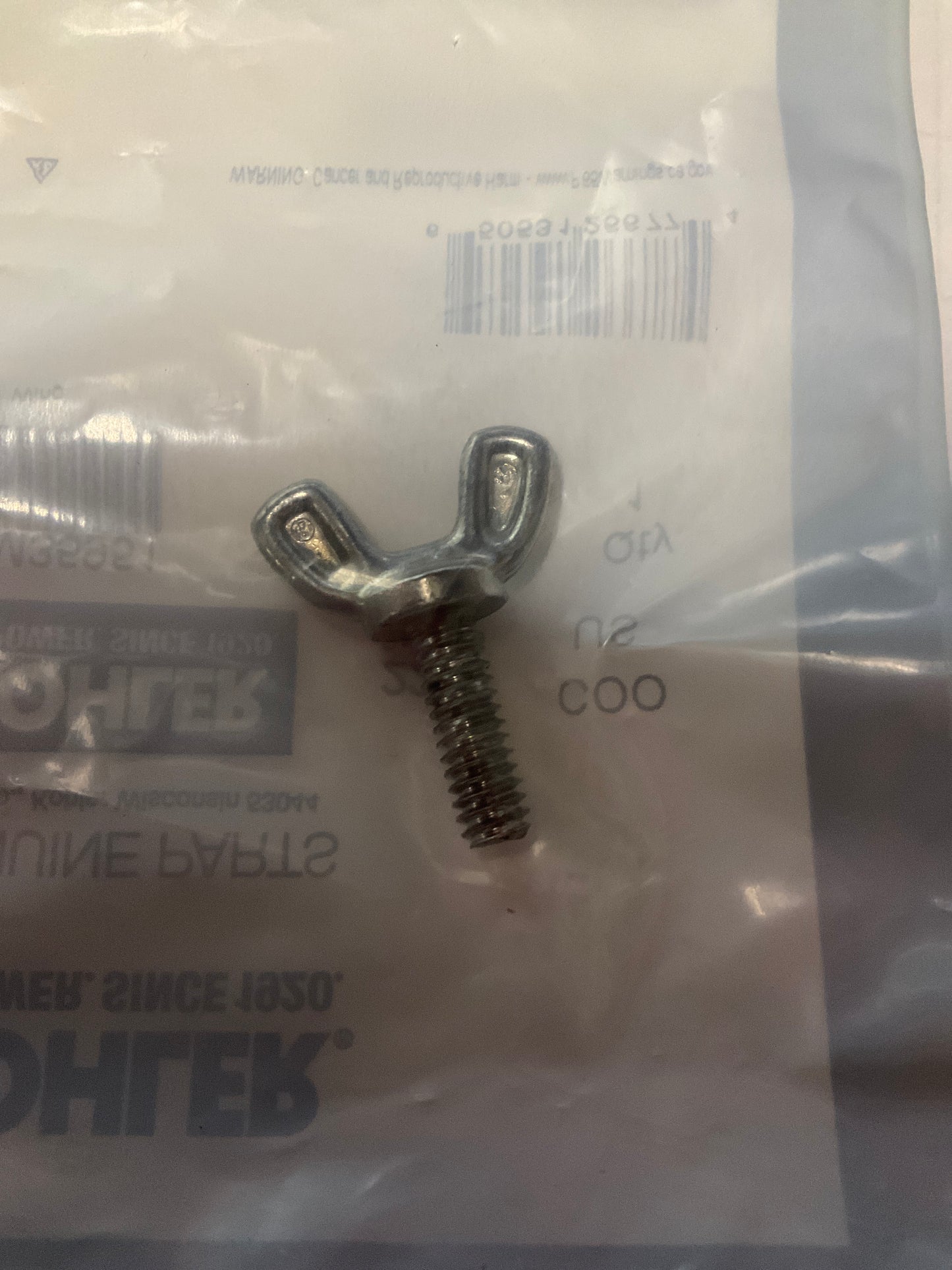 Kohler GM35951 Screw, Wing - replaces 229330