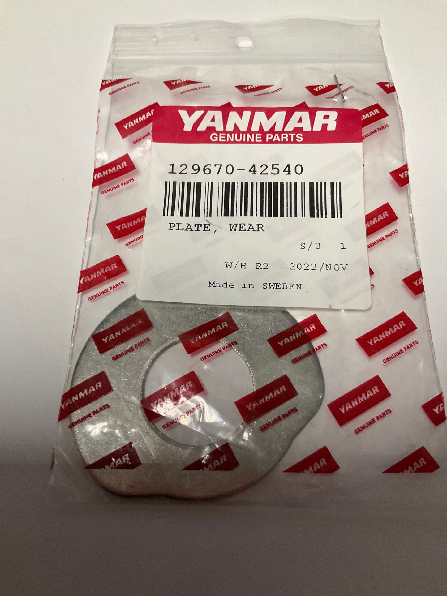 Yanmar 129670-42540 OEM Wear Plate