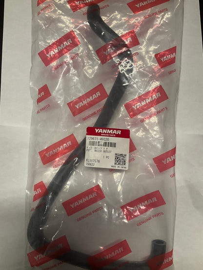 Yanmar 129671-49320 Pipe, water outlet