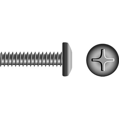 Machine Screw, Pan Head, 10-24x1", 4-2421